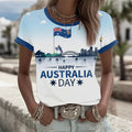 Comstylish Women's Australian Holiday Casual Comfort T-shirt