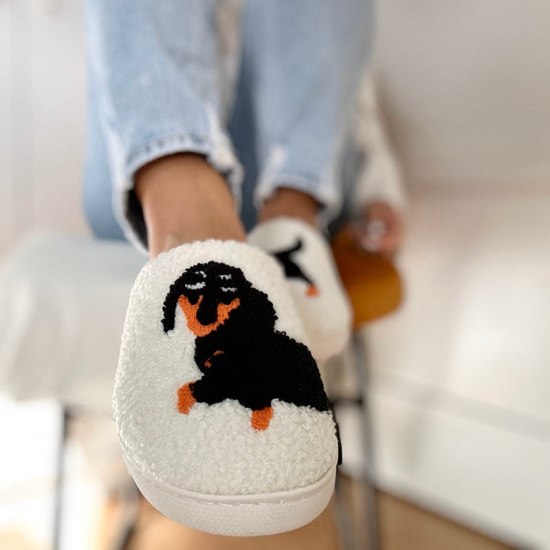 Dachshund Slip-on Slippers