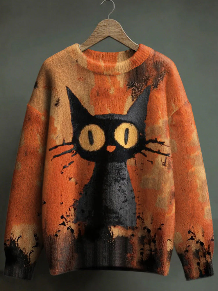 Comstylish Unisex Halloween Knitted Sweater