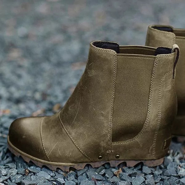 Wedge Ankle Booties