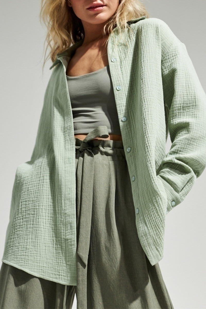 Turndown Collar Tops