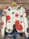 Japanese Traditional Art Print Casual Sweatshirt elevenforest