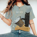 Comstylish Cute Cat No Ice Printed Women's Short-sleeve T-shirt