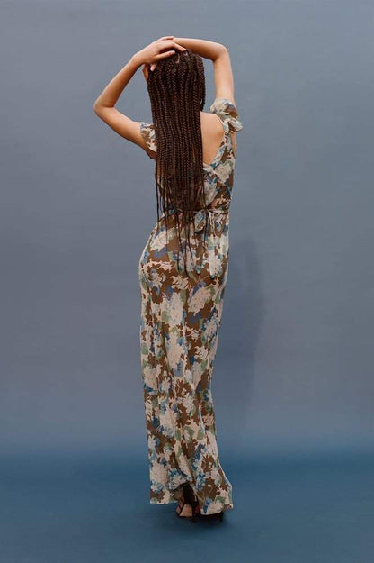 Renata Ruffle Maxi Dress