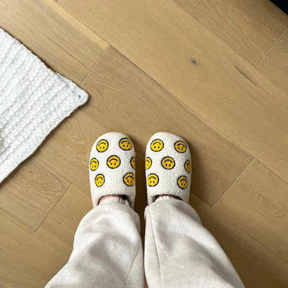 Mini Happy Face Slides Slippers - Buy 1 Get 1 Free