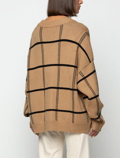 Lorra Plaid Cardigan