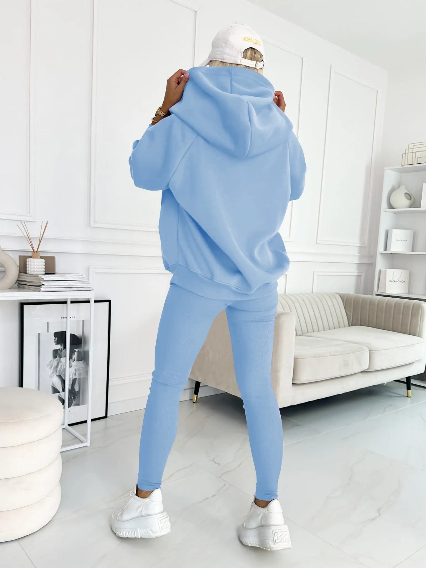 Hooded and Comfortable Sweatshirt Suit