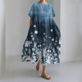 Comstylish Women's Japanese-style Floral Art Casual Dress