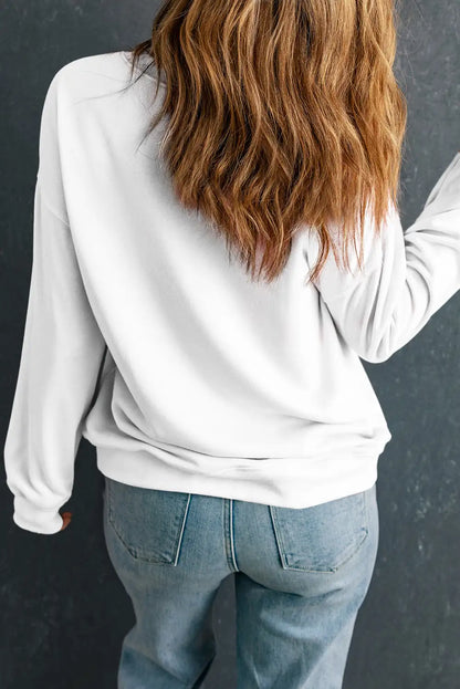 Beige Classic Crewneck Sweatshirt