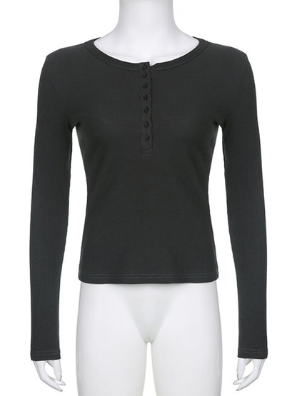 Fairycore Y2k Tops Tee Aesthetic Button Up Retro Grunge Clothing 90s Slim Womenswear Shirts