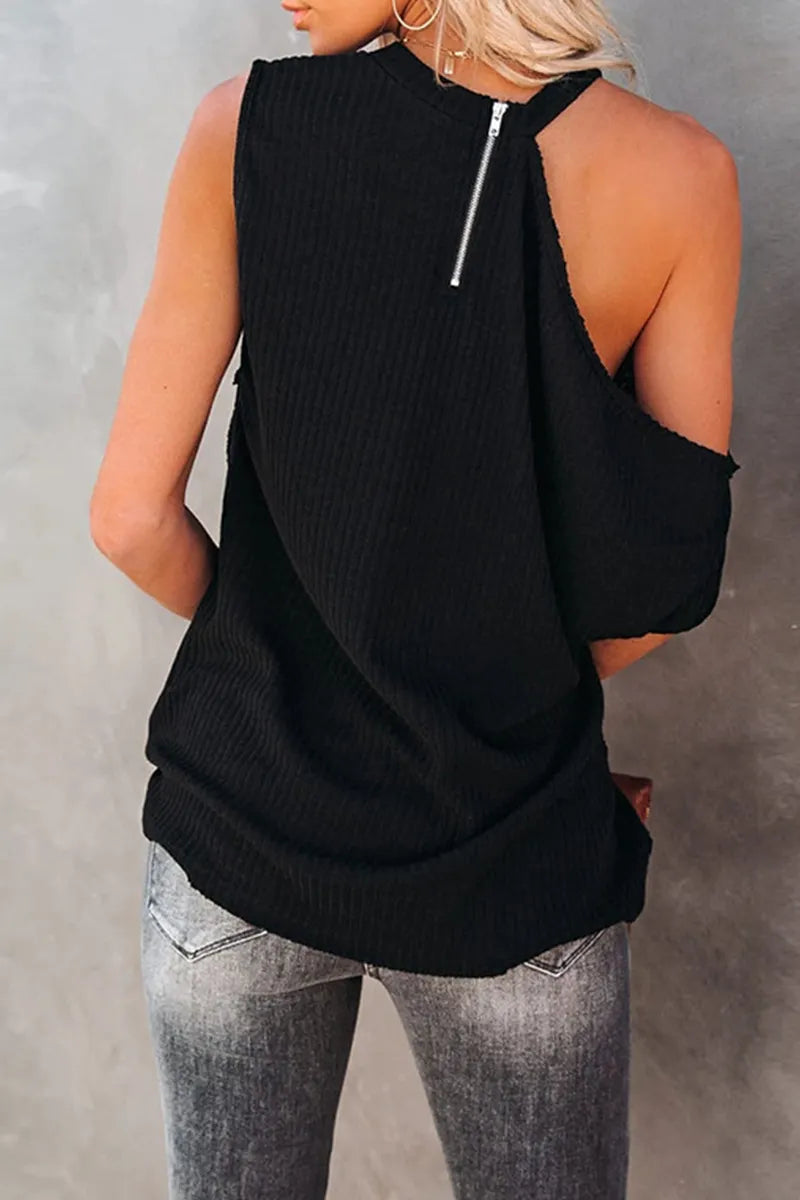 Patchwork O Neck T-shirts