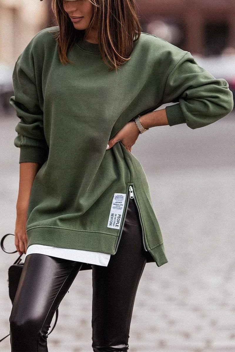 Irregular Fake Two Piece Sweatshirt