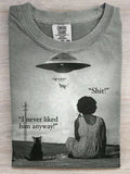 Comstylish Funny Cat Art Casaul Short Sleeve T-shirt