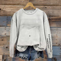 Comstylish If We Had Asked Him To Stay Nihilistic Penguin Printed Casual Sweatshirt