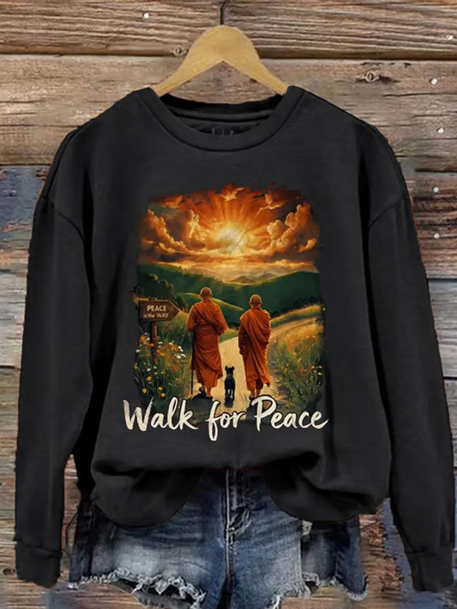 Comstylish Walk For Peace Women's Sweatshirt