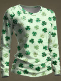 Comstylish Women's St Patricks Day Print T-shirt