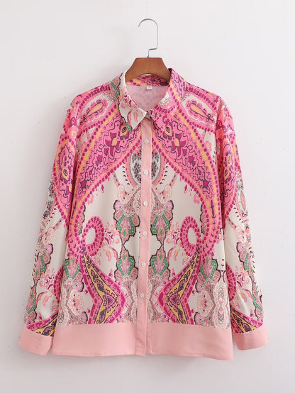 The Perfect Paisley Print Blouse