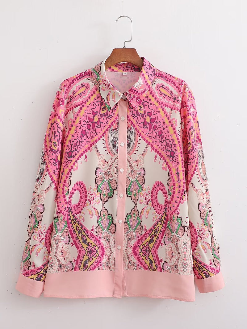The Perfect Paisley Print Blouse