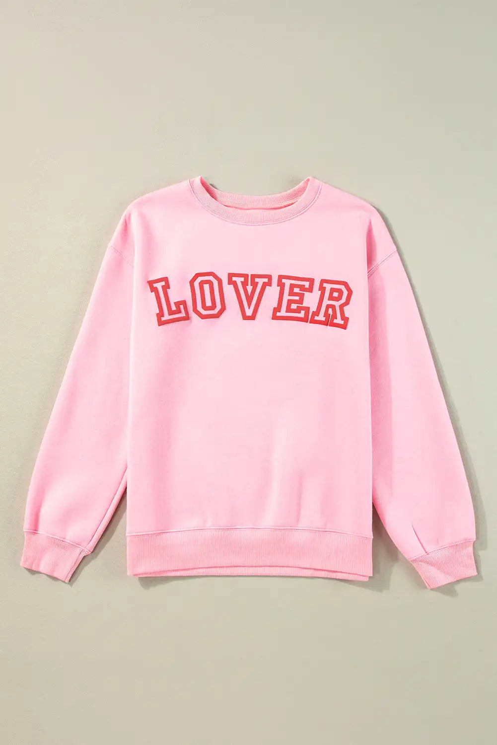Pink Lover Puff Print Sweatshirt