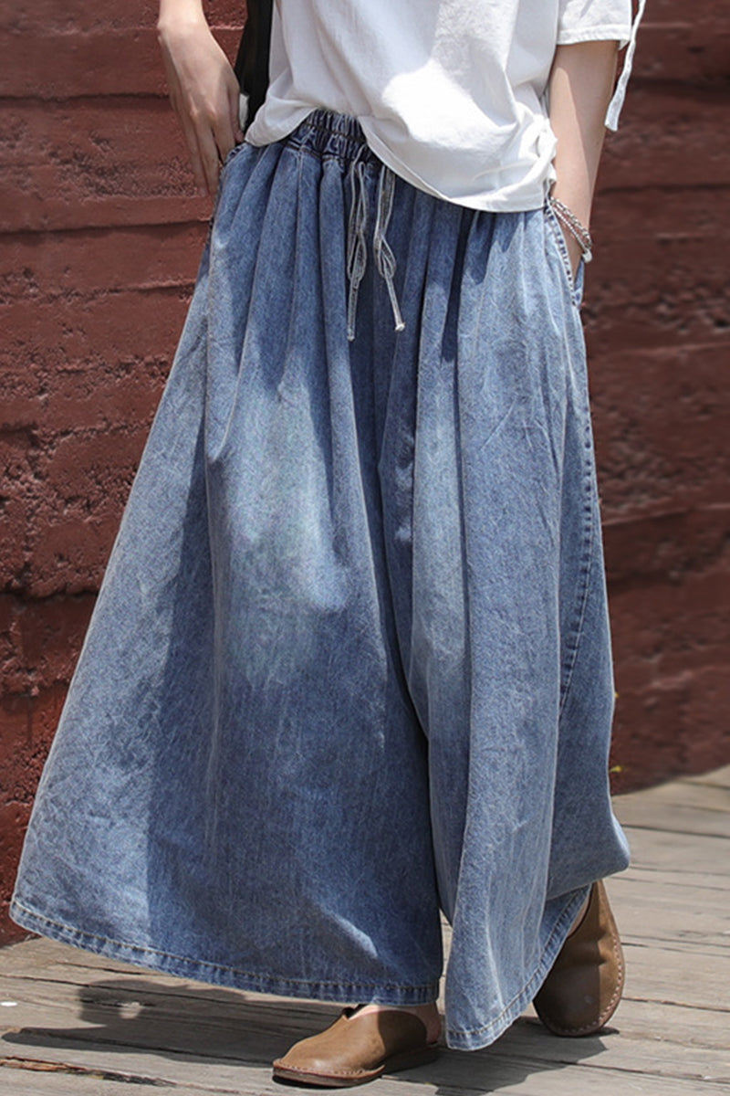 Street College Frenulum High Waist Boot Cut Denim Jeans