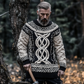 Vintage Viking Chunky Knit Cozy Warm Crew Neck Sweater elevenforest