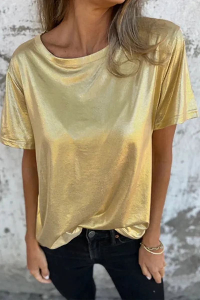 Color O Neck T-shirts(5 Colors)