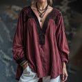 Women's Floral Print Linen Tops elevenforest