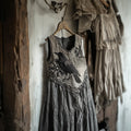 Tribal Raven Runes Embroidery Celtic Lace Art Tank Dress elevenforest