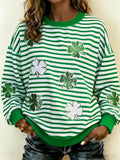 Comstylish Women's St. Patrick's Comfort Printed Sweatshirt 2