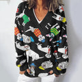 Comstylish Vintage Gentleman Dog Knitted Warm Sweater