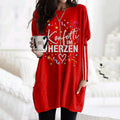 Comstylish Women's Cologne Carnival Pattern Vintage Mini Dress