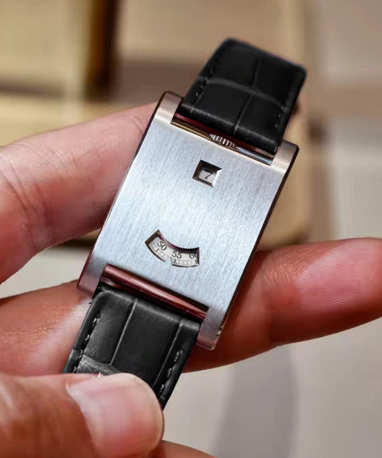 Silk Leather Patchwork Fine Steel Mechanical Watches