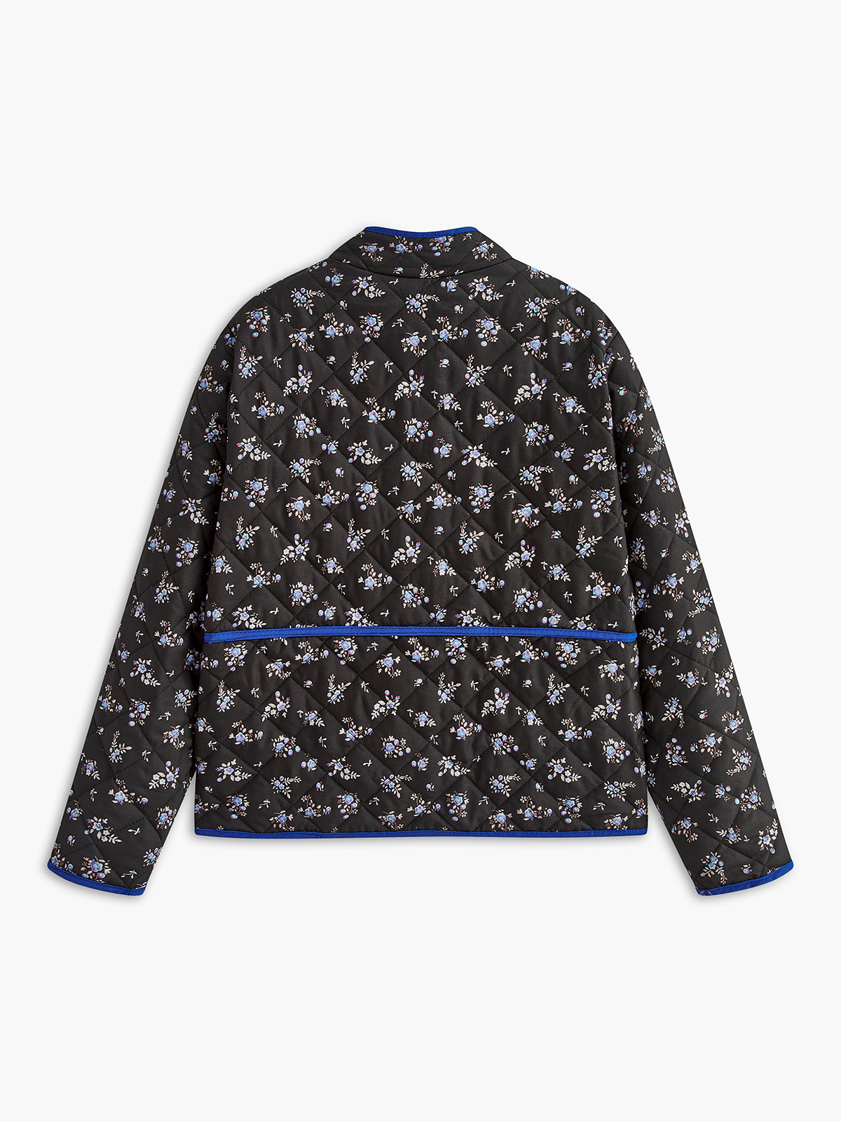 Contrast Trim Winter Coat
