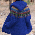 Vintage Icelandic Ethnic Graphic Knitted Warm Sweater elevenforest