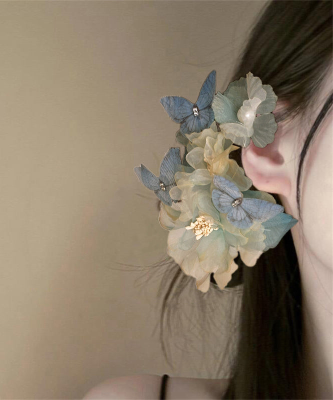 Boutique Little Yellow Tulle Alloy Hairpin
