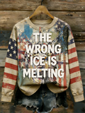 Comstylish The Wrong Ice Is Melting Long-sleeve T-shirt