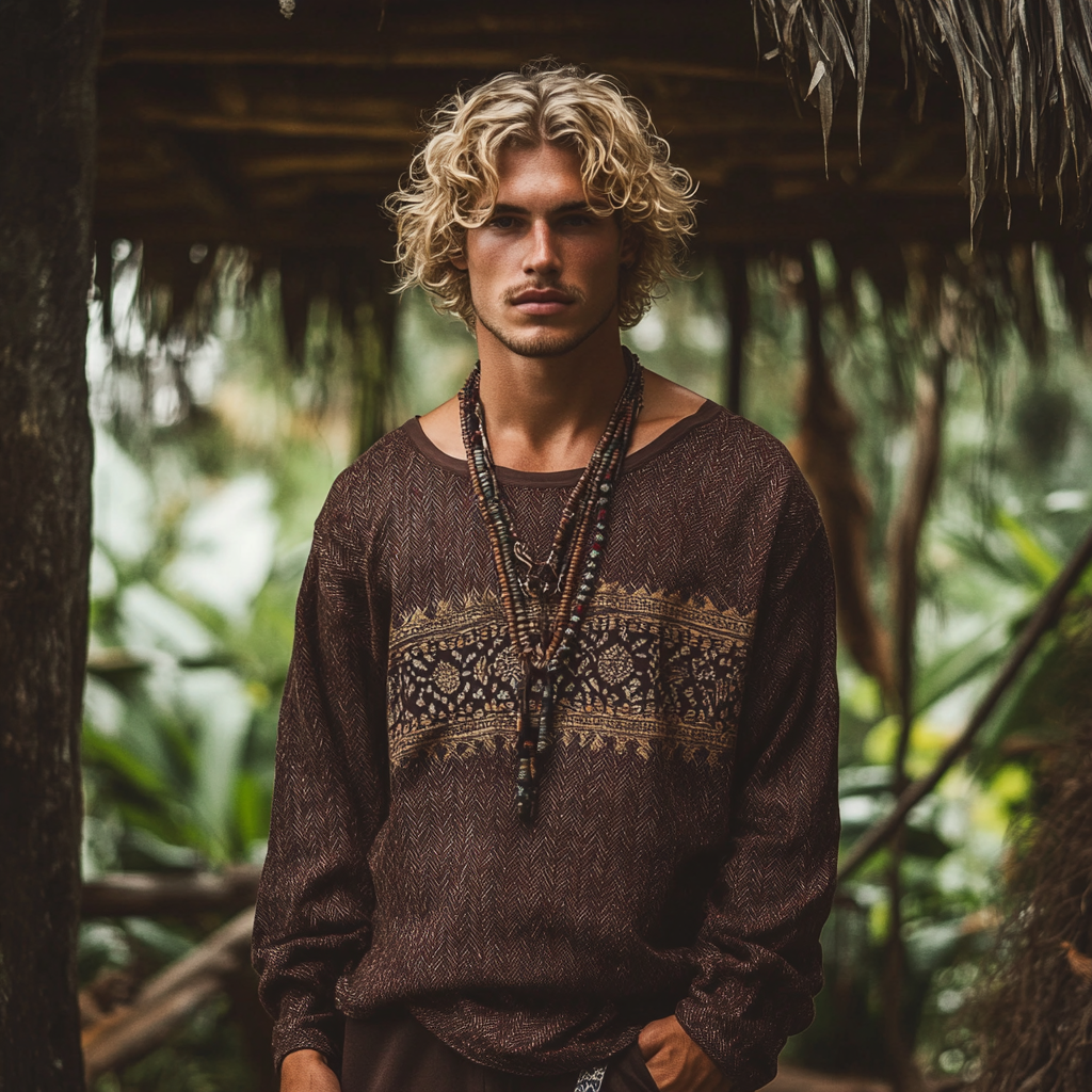 Classy Bohemian Holiday Style  Art Linen Tops elevenforest