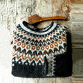 Vintage Geometry Tribal Icelandic Knit Cozy Pullover Sweater elevenforest