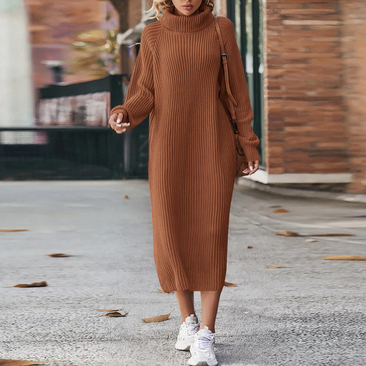 Julia® | Long Sleeve Sweater Dress
