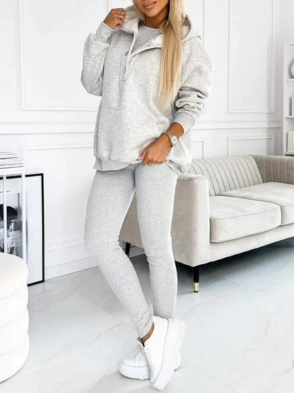 (s-5xl) and Comfortable Sweatshirt Three-piece Suit
