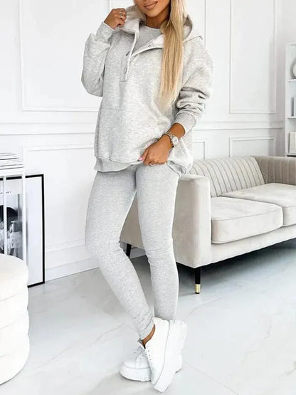 (s-5xl) and Comfortable Sweatshirt Three-piece Suit