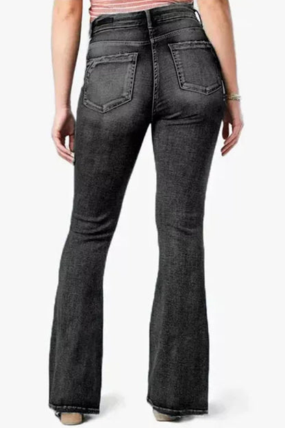 Make Old Mid Waist Regular Denim Jeans