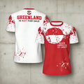 Men's Retro Greenland Not For Sale Print Raglan Sleeve T-shirt elevenforest