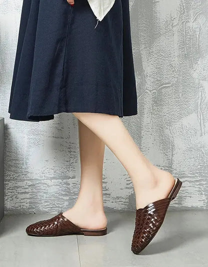 Subtly Elegant Slippers with a Refined Vintage Look