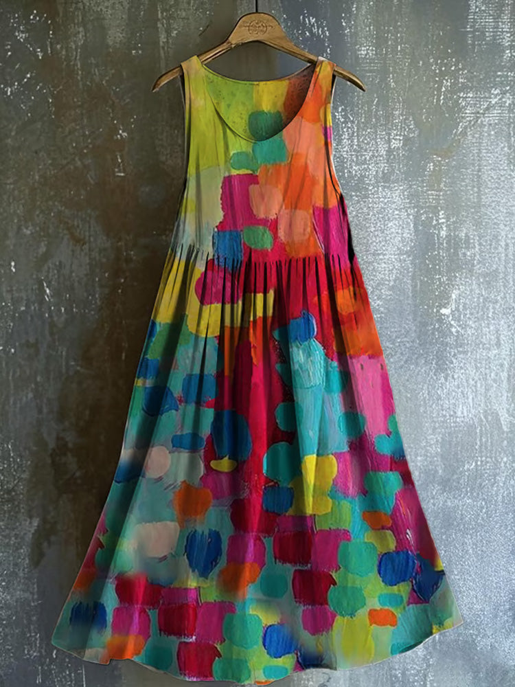Women's Vintage Floral Print Slip Dress elevenforest