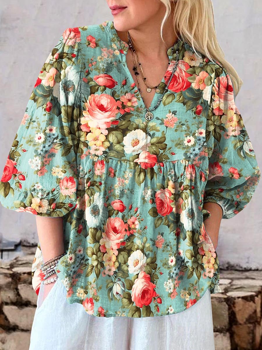 Timeless Vintage Style Top