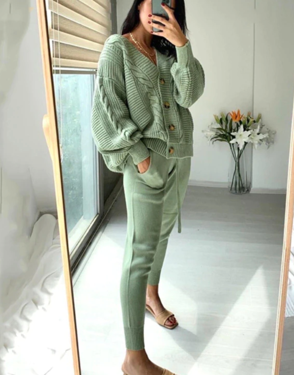 Varvara Cardigan & Pants Set