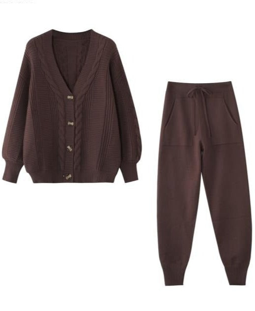 Varvara Cardigan & Pants Set