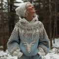 Women's Snowflake Elk Warm Sweater