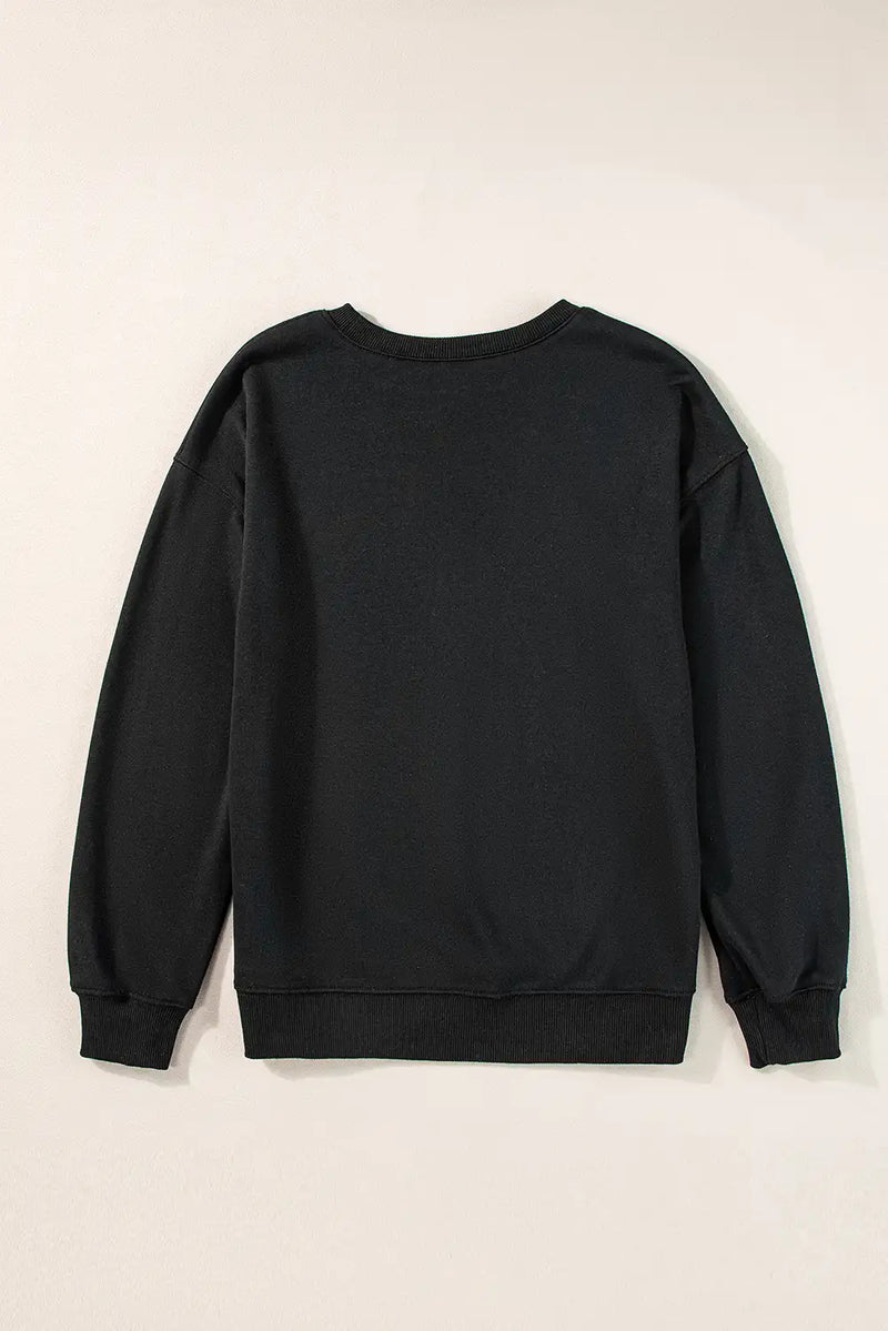 Black Crewneck Sweatshirt